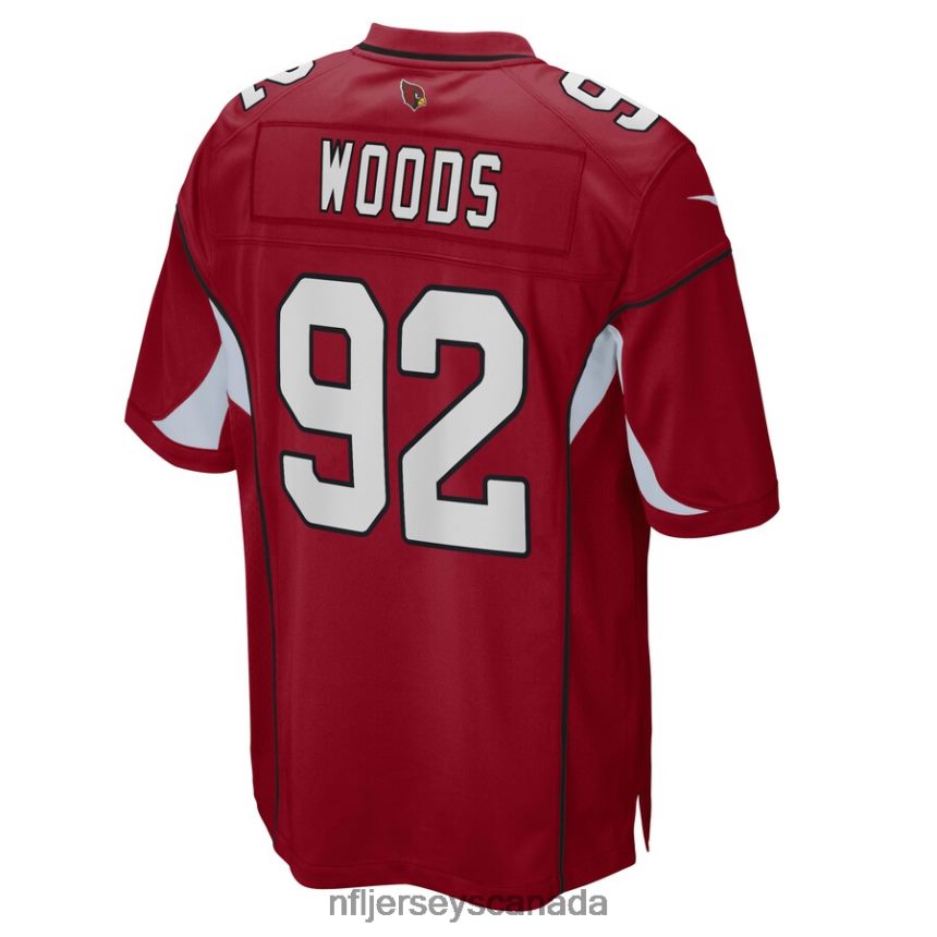 Men Arizona Cardinals Antwaun Woods Nike Cardinal Game Player Jersey Clothing NFL TBXFR66085