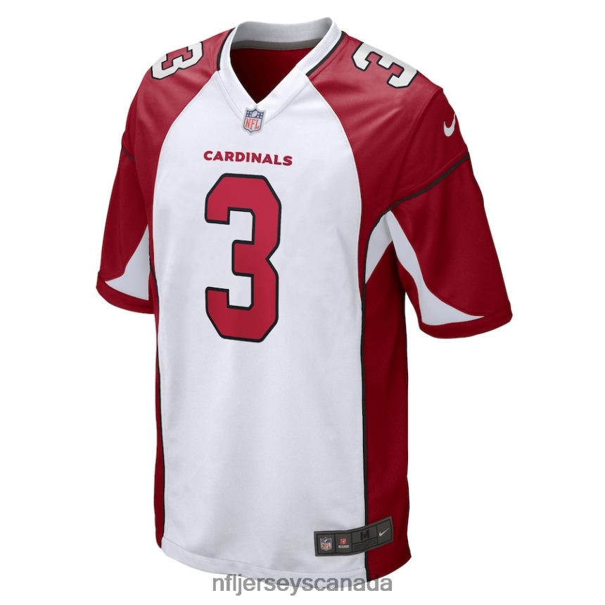 Men Arizona Cardinals Budda Baker Nike White Game Jersey Clothing NFL TBXFR61523