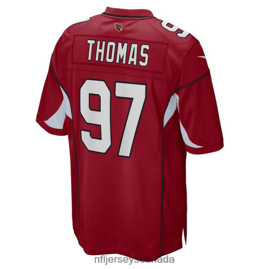 Men Arizona Cardinals Cameron Thomas Nike Cardinal Game Player Jersey Clothing NFL TBXFR64199
