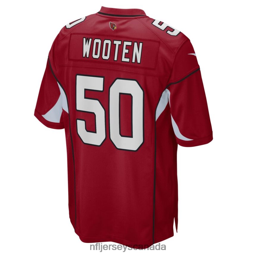 Men Arizona Cardinals Chandler Wooten Nike Cardinal Game Player Jersey Clothing NFL TBXFR65986