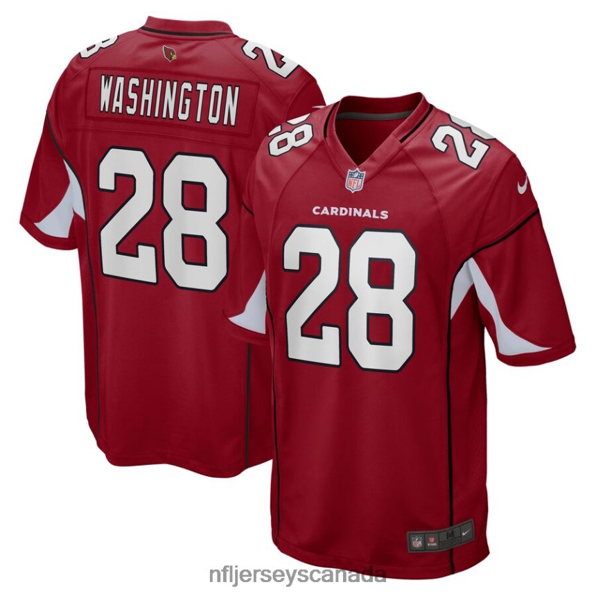 Men Arizona Cardinals Charles Washington Nike Cardinal Game Jersey Clothing NFL TBXFR65764