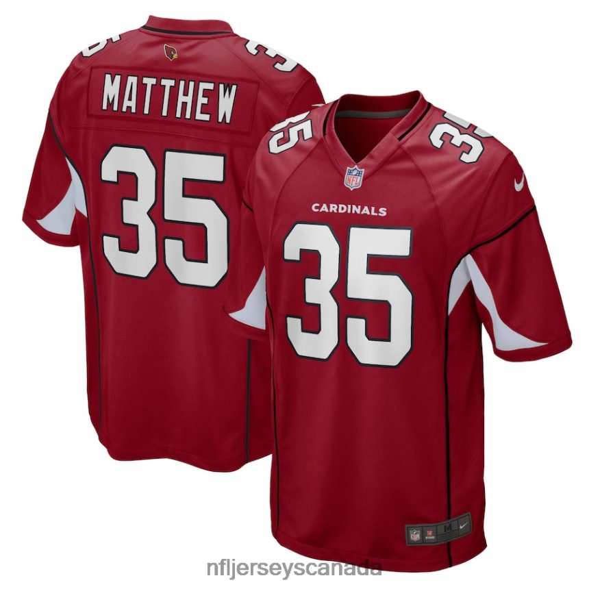 Men Arizona Cardinals Christian Matthew Nike Cardinal Game Player Jersey Clothing NFL TBXFR66035