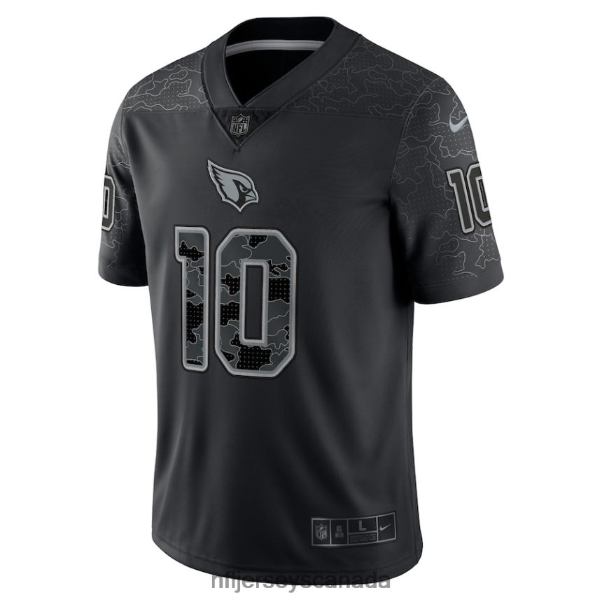 Men Arizona Cardinals DeAndre Hopkins Nike Black RFLCTV Limited Jersey Clothing NFL TBXFR63777