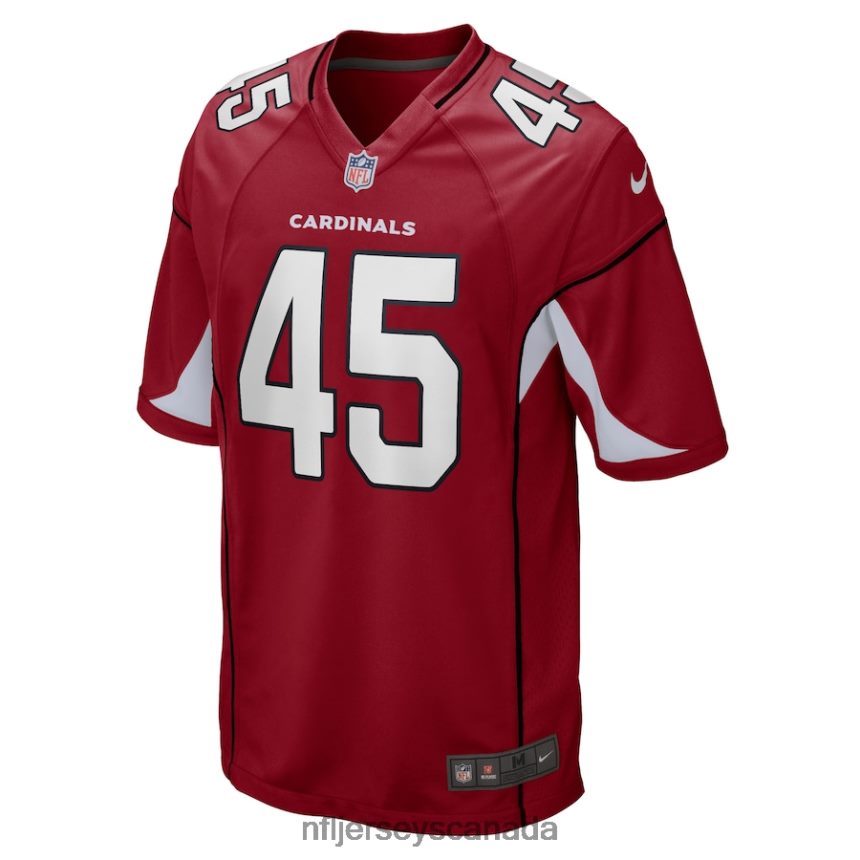Men Arizona Cardinals Dennis Gardeck Nike Cardinal Game Jersey Clothing NFL TBXFR64476
