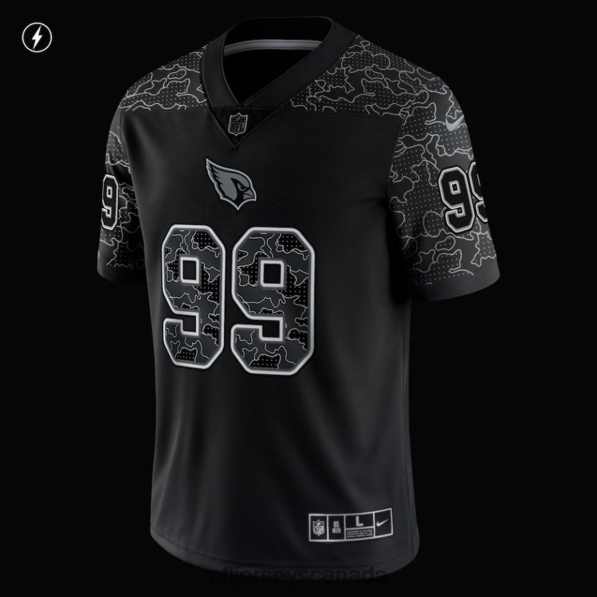 Men Arizona Cardinals JJ Watt Nike Black RFLCTV Limited Jersey Clothing NFL TBXFR61896