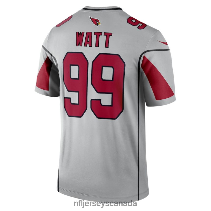 Men Arizona Cardinals JJ Watt Nike Silver Inverted Legend Jersey Clothing NFL TBXFR61301