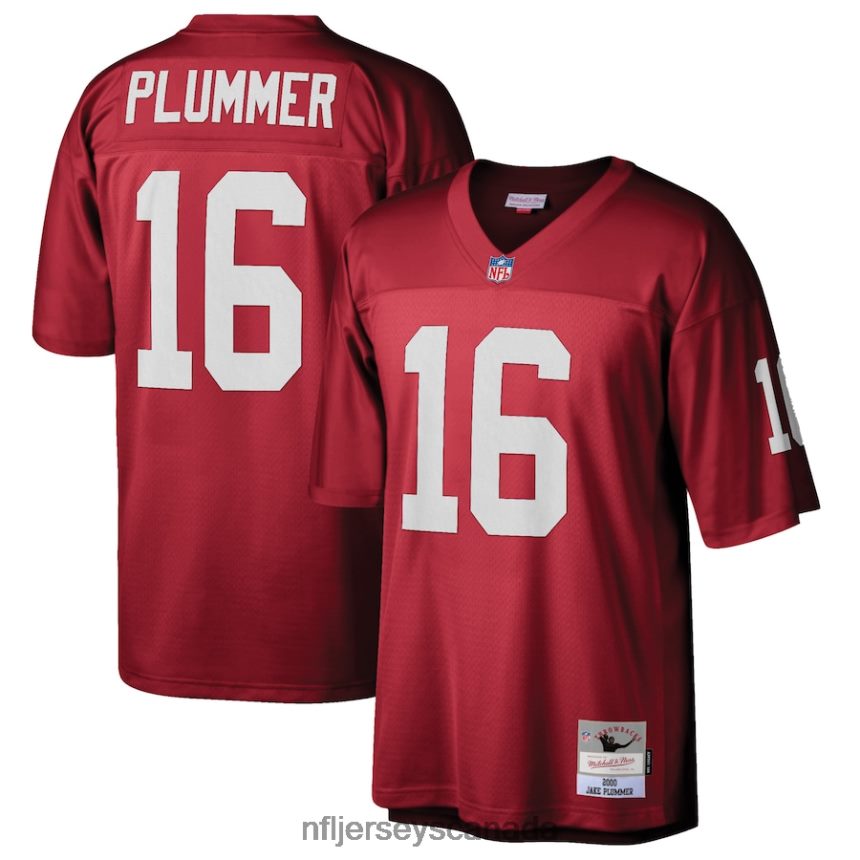 Men Arizona Cardinals Jake Plummer Mitchell  Ness Cardinal Retired Player Legacy Replica Jersey Clothing NFL TBXFR63502