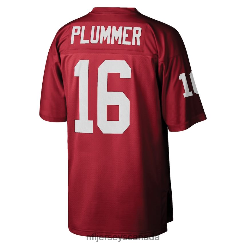 Men Arizona Cardinals Jake Plummer Mitchell  Ness Cardinal Retired Player Legacy Replica Jersey Clothing NFL TBXFR63502