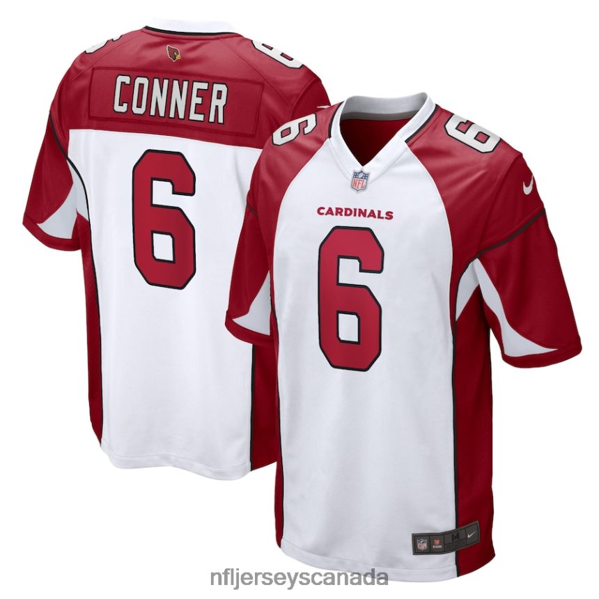 Men Arizona Cardinals James Conner Nike White Game Player Jersey Clothing NFL TBXFR63380