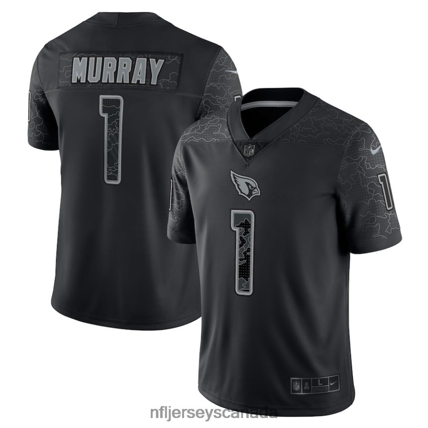 Men Arizona Cardinals Kyler Murray Nike Black RFLCTV Limited Jersey Clothing NFL TBXFR63314