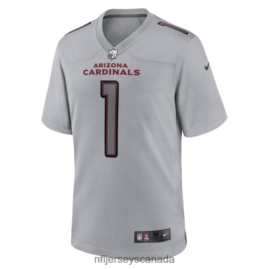 Men Arizona Cardinals Kyler Murray Nike Gray Atmosphere Fashion Game Jersey Clothing NFL TBXFR62882