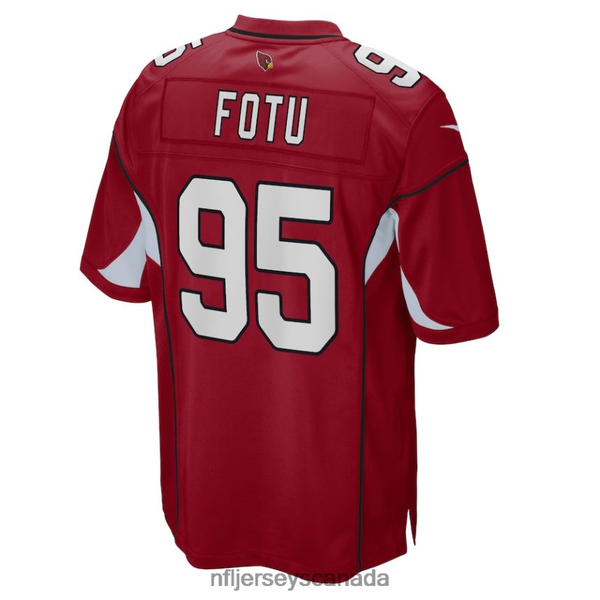 Men Arizona Cardinals Leki Fotu Nike Cardinal Game Jersey Clothing NFL TBXFR65855