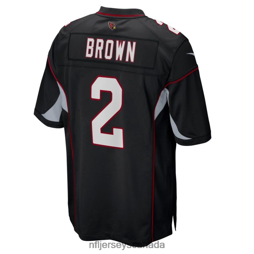 Men Arizona Cardinals Marquise Brown Nike Black Alternate Game Player Jersey Clothing NFL TBXFR61976