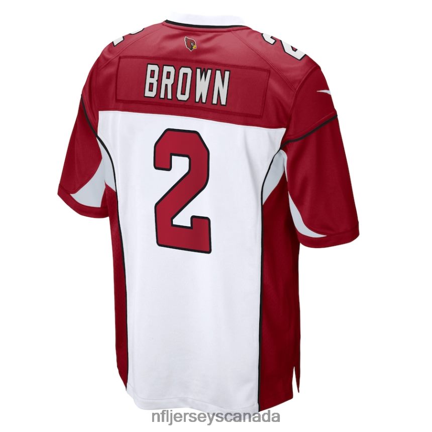 Men Arizona Cardinals Marquise Brown Nike White Game Player Jersey Clothing NFL TBXFR62393