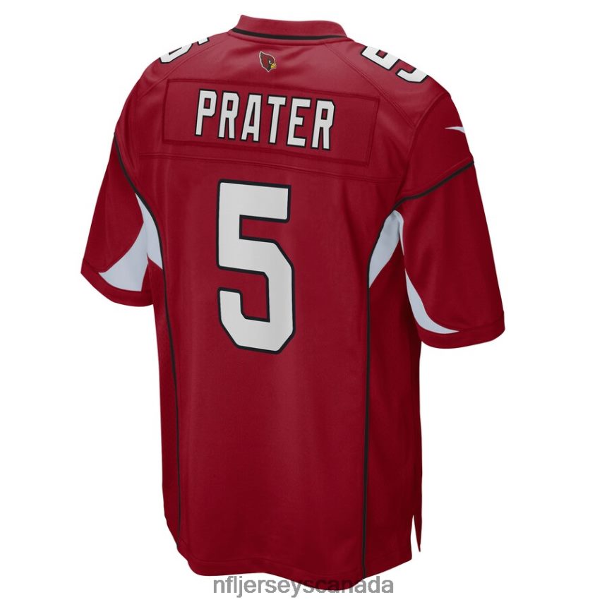 Men Arizona Cardinals Matt Prater Nike Cardinal Game Jersey Clothing NFL TBXFR64561
