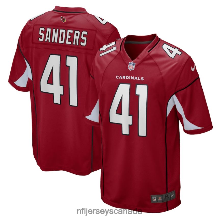 Men Arizona Cardinals Myjai Sanders Nike Cardinal Game Player Jersey Clothing NFL TBXFR66155