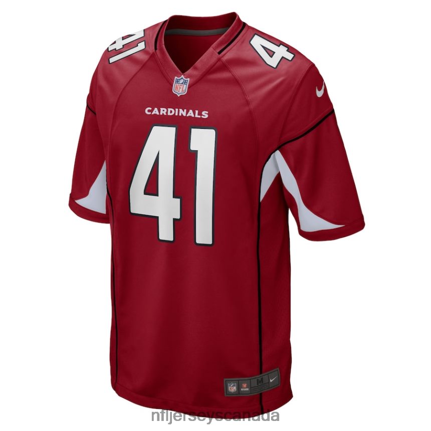 Men Arizona Cardinals Myjai Sanders Nike Cardinal Game Player Jersey Clothing NFL TBXFR66155