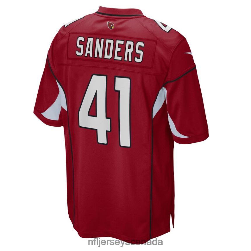 Men Arizona Cardinals Myjai Sanders Nike Cardinal Game Player Jersey Clothing NFL TBXFR66155
