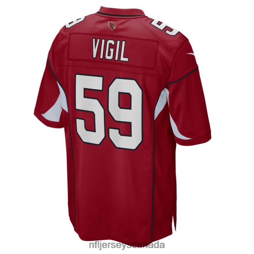 Men Arizona Cardinals Nick Vigil Nike Cardinal Game Player Jersey Clothing NFL TBXFR64149