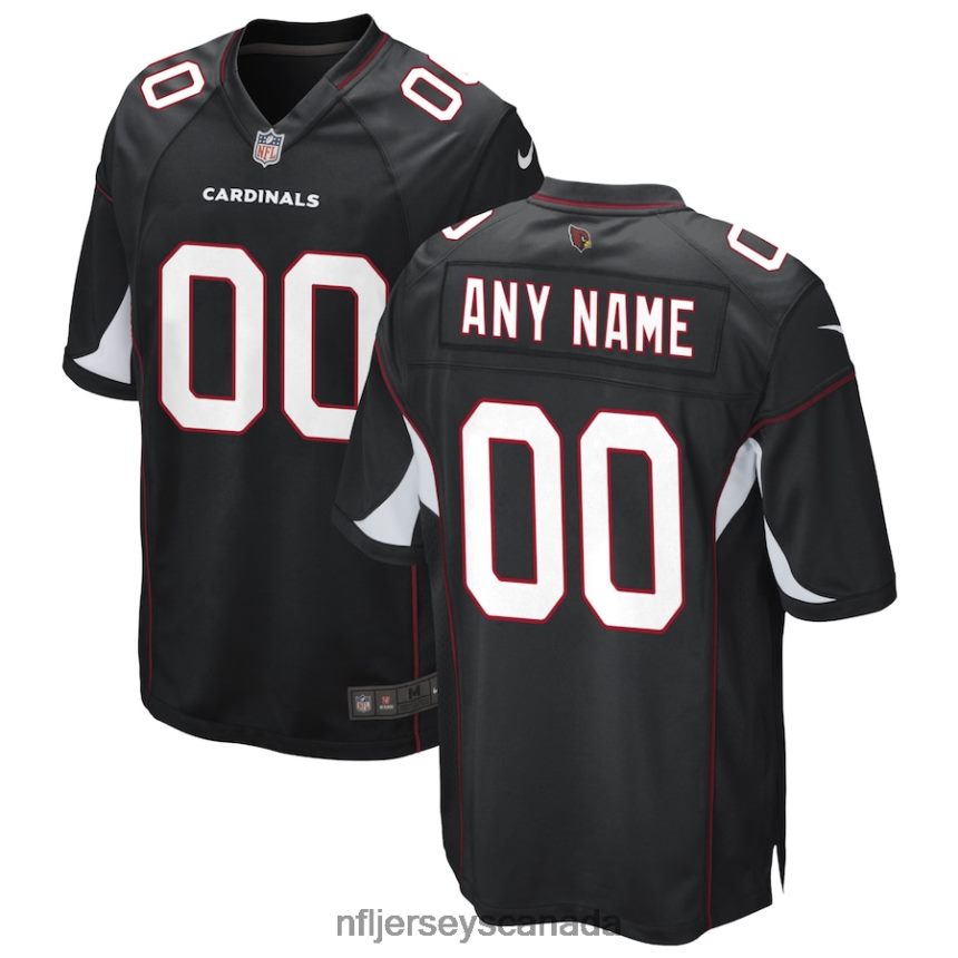 Men Arizona Cardinals Nike Black Alternate Custom Game Jersey Clothing NFL TBXFR6464
