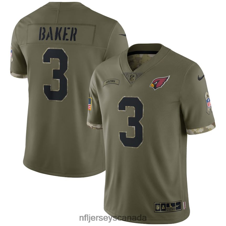 Men Arizona Cardinals Nike Olive 2022 Salute To Service Limited Jersey Clothing NFL TBXFR61591