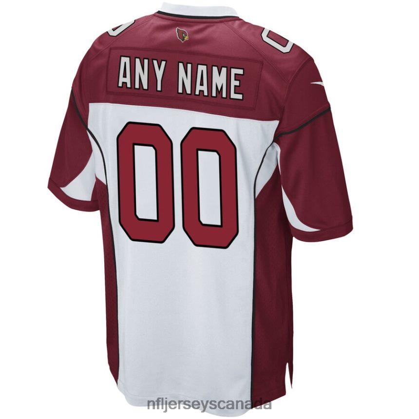 Men Arizona Cardinals Nike White Custom Game Jersey Clothing NFL TBXFR61994
