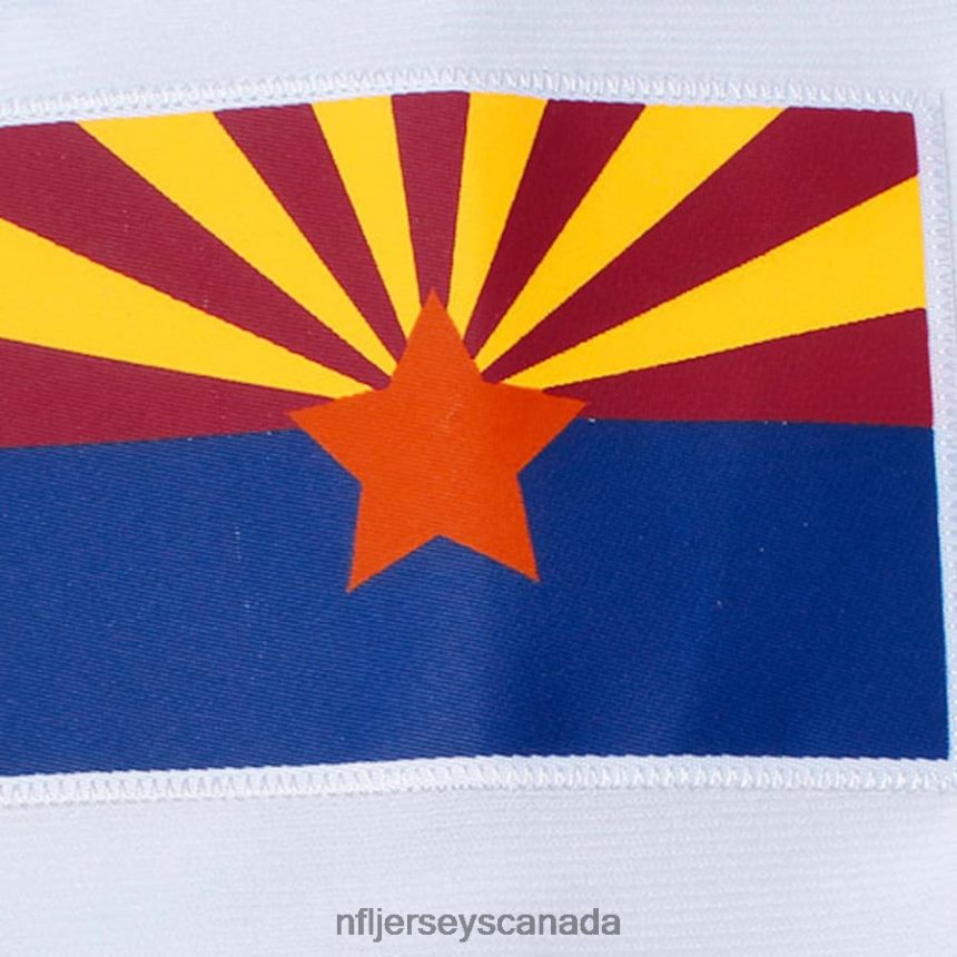 Men Arizona Cardinals Pat Tillman Mitchell  Ness White Retired Player Legacy Replica Jersey Clothing NFL TBXFR64973