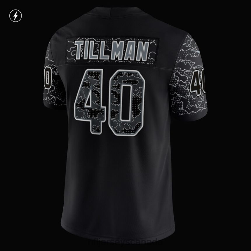 Men Arizona Cardinals Pat Tillman Nike Black Retired Player RFLCTV Limited Jersey Clothing NFL TBXFR63604