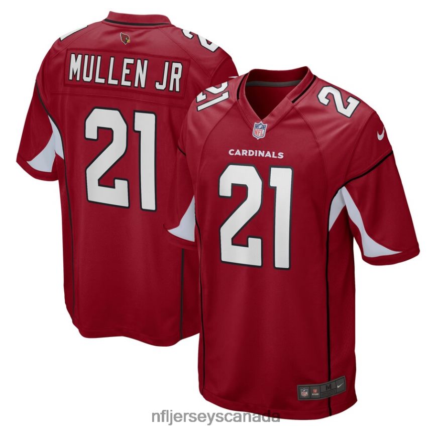 Men Arizona Cardinals Trayvon Mullen Jr Nike Cardinal Game Player Jersey Clothing NFL TBXFR65905