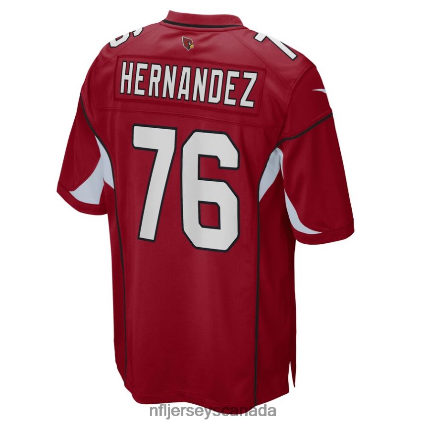 Men Arizona Cardinals Will Hernandez Nike Cardinal Game Player Jersey Clothing NFL TBXFR62673