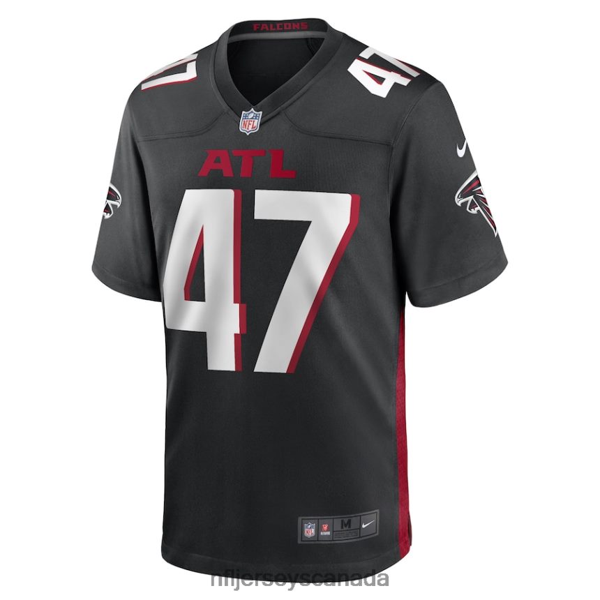 Men Arnold Ebiketie Atlanta Falcons Nike Black Game Player Jersey Clothing NFL TBXFR67008