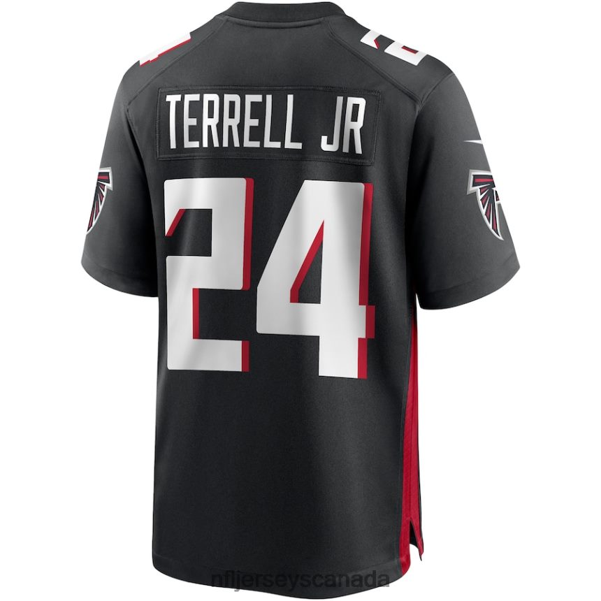 Men Atlanta Falcons AJ Terrell Jr Nike Black Player Game Jersey Clothing NFL TBXFR61365