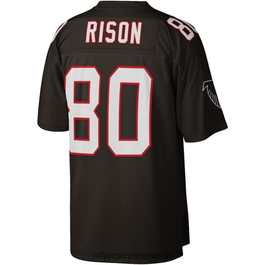 Men Atlanta Falcons Andre Rison Mitchell  Ness Black Legacy Replica Jersey Clothing NFL TBXFR62372
