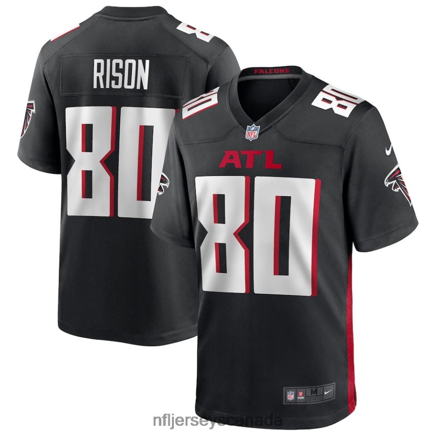 Men Atlanta Falcons Andre Rison Nike Black Game Retired Player Jersey Clothing NFL TBXFR66403