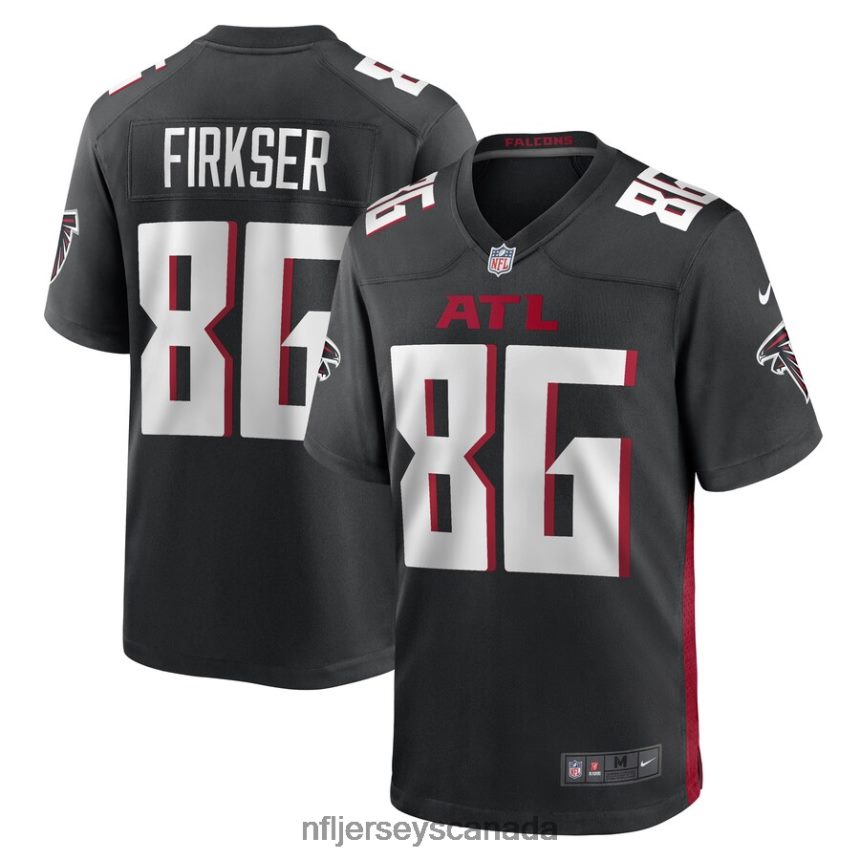 Men Atlanta Falcons Anthony Firkser Nike Black Game Player Jersey Clothing NFL TBXFR65915