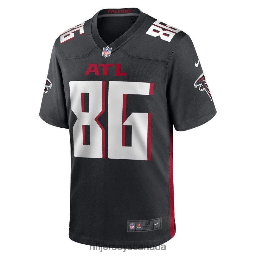 Men Atlanta Falcons Anthony Firkser Nike Black Game Player Jersey Clothing NFL TBXFR65915