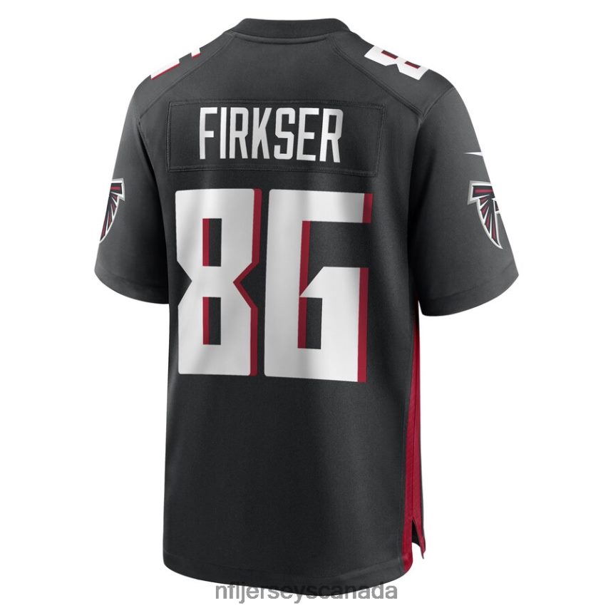 Men Atlanta Falcons Anthony Firkser Nike Black Game Player Jersey Clothing NFL TBXFR65915