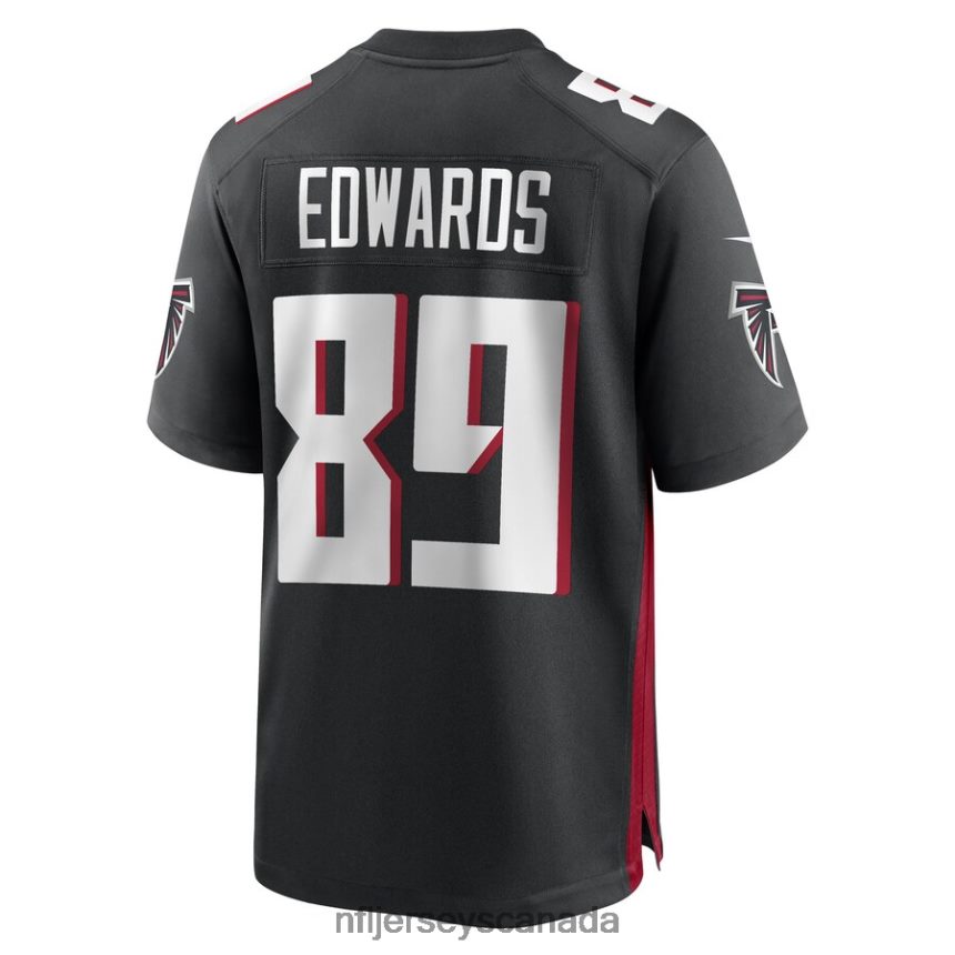 Men Atlanta Falcons Bryan Edwards Nike Black Game Player Jersey Clothing NFL TBXFR66123