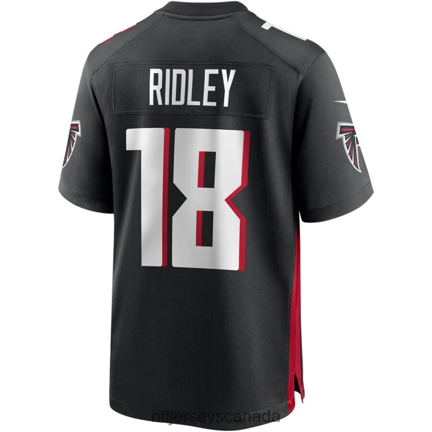 Men Atlanta Falcons Calvin Ridley Nike Black Game Player Jersey Clothing NFL TBXFR6668
