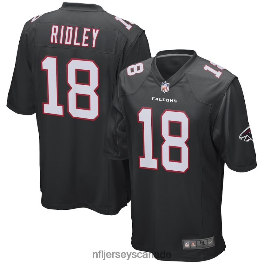 Men Atlanta Falcons Calvin Ridley Nike Black Player Game Jersey Clothing NFL TBXFR62500