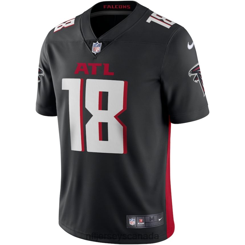 Men Atlanta Falcons Calvin Ridley Nike Black Vapor Limited Jersey Clothing NFL TBXFR63052