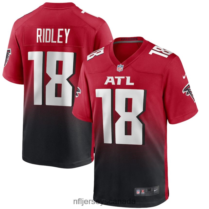 Men Atlanta Falcons Calvin Ridley Nike Red 2nd Alternate Game Jersey Clothing NFL TBXFR62049
