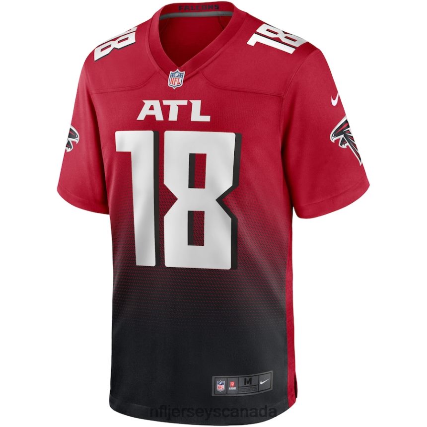 Men Atlanta Falcons Calvin Ridley Nike Red 2nd Alternate Game Jersey Clothing NFL TBXFR62049