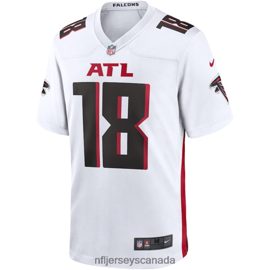 Men Atlanta Falcons Calvin Ridley Nike White Game Jersey Clothing NFL TBXFR61156