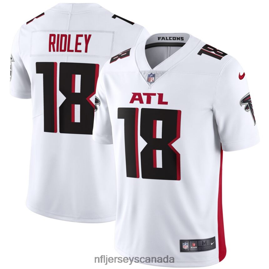 Men Atlanta Falcons Calvin Ridley Nike White Vapor Limited Jersey Clothing NFL TBXFR64949