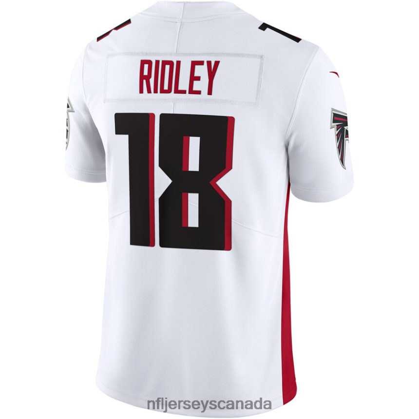 Men Atlanta Falcons Calvin Ridley Nike White Vapor Limited Jersey Clothing NFL TBXFR64949