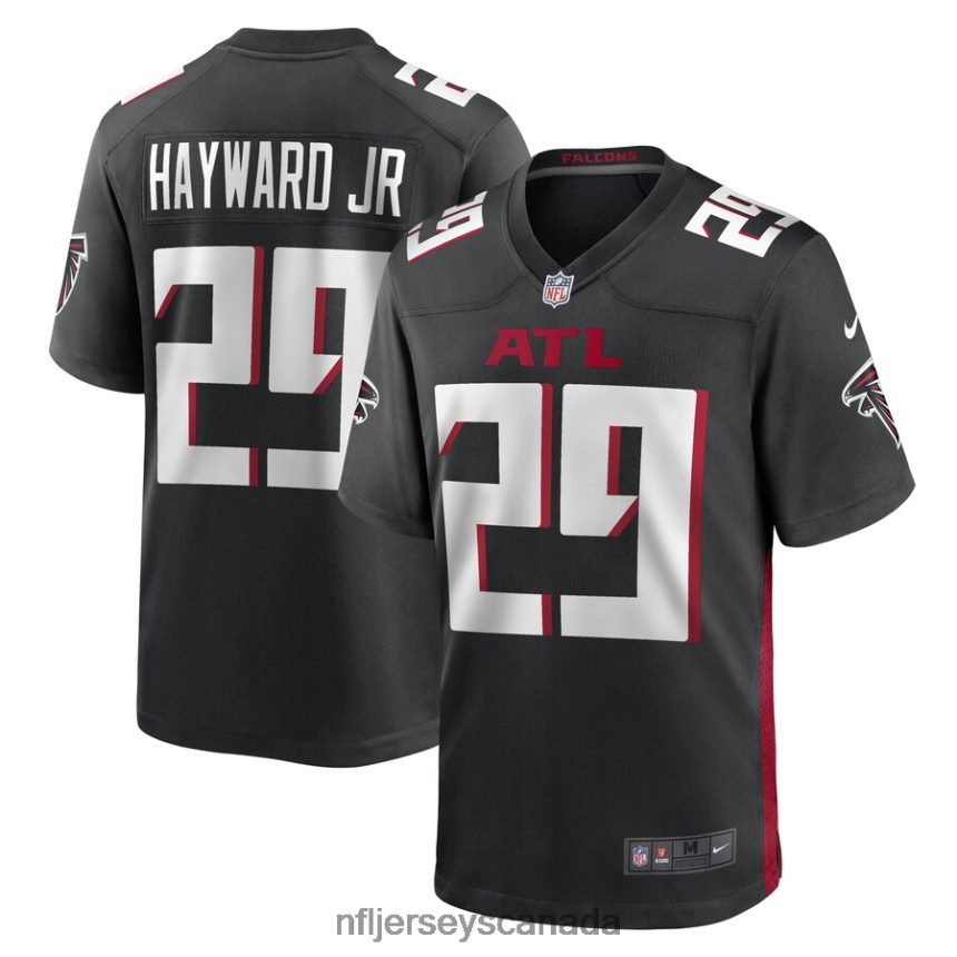 Men Atlanta Falcons Casey Hayward Nike Black Game Player Jersey Clothing NFL TBXFR66360