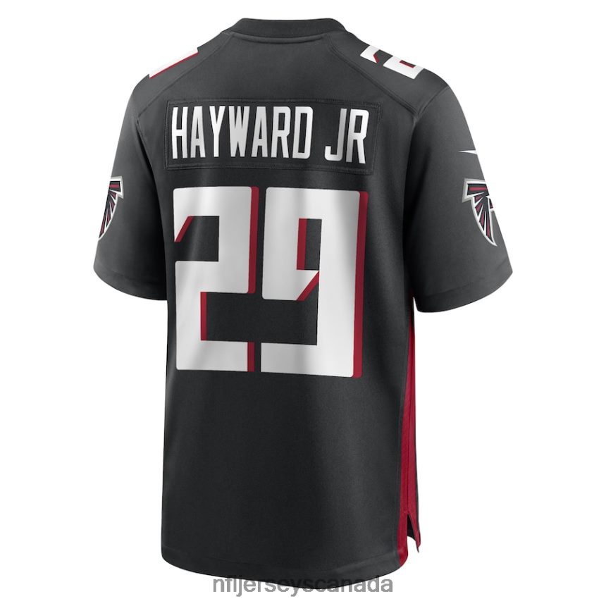 Men Atlanta Falcons Casey Hayward Nike Black Game Player Jersey Clothing NFL TBXFR66360