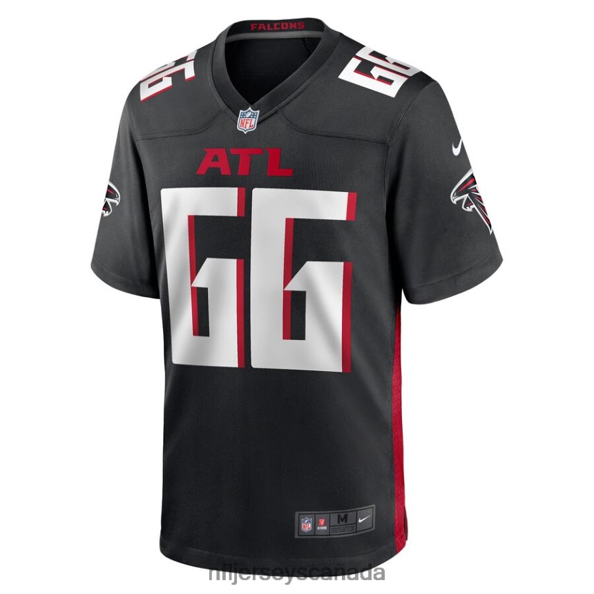 Men Atlanta Falcons Colby Gossett Nike Black Game Jersey Clothing NFL TBXFR64490
