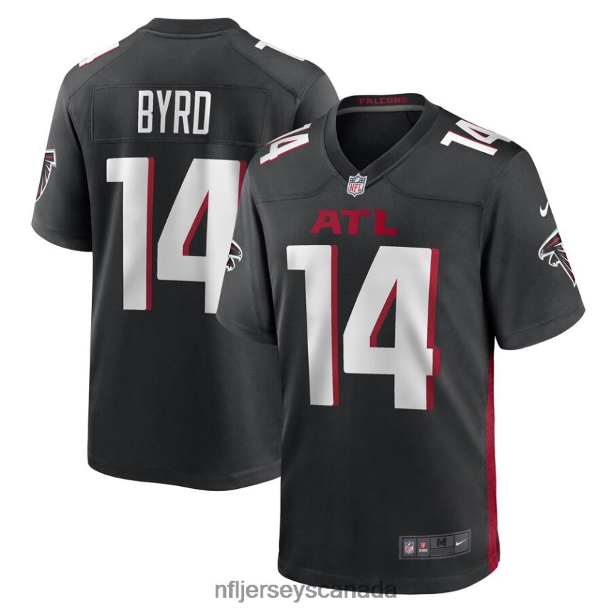 Men Atlanta Falcons Damiere Byrd Nike Black Game Player Jersey Clothing NFL TBXFR66668